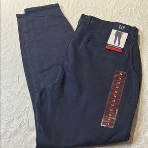 GAP Blue Stretch Skinny Pants Tailored Fit. Size 14. NWT
